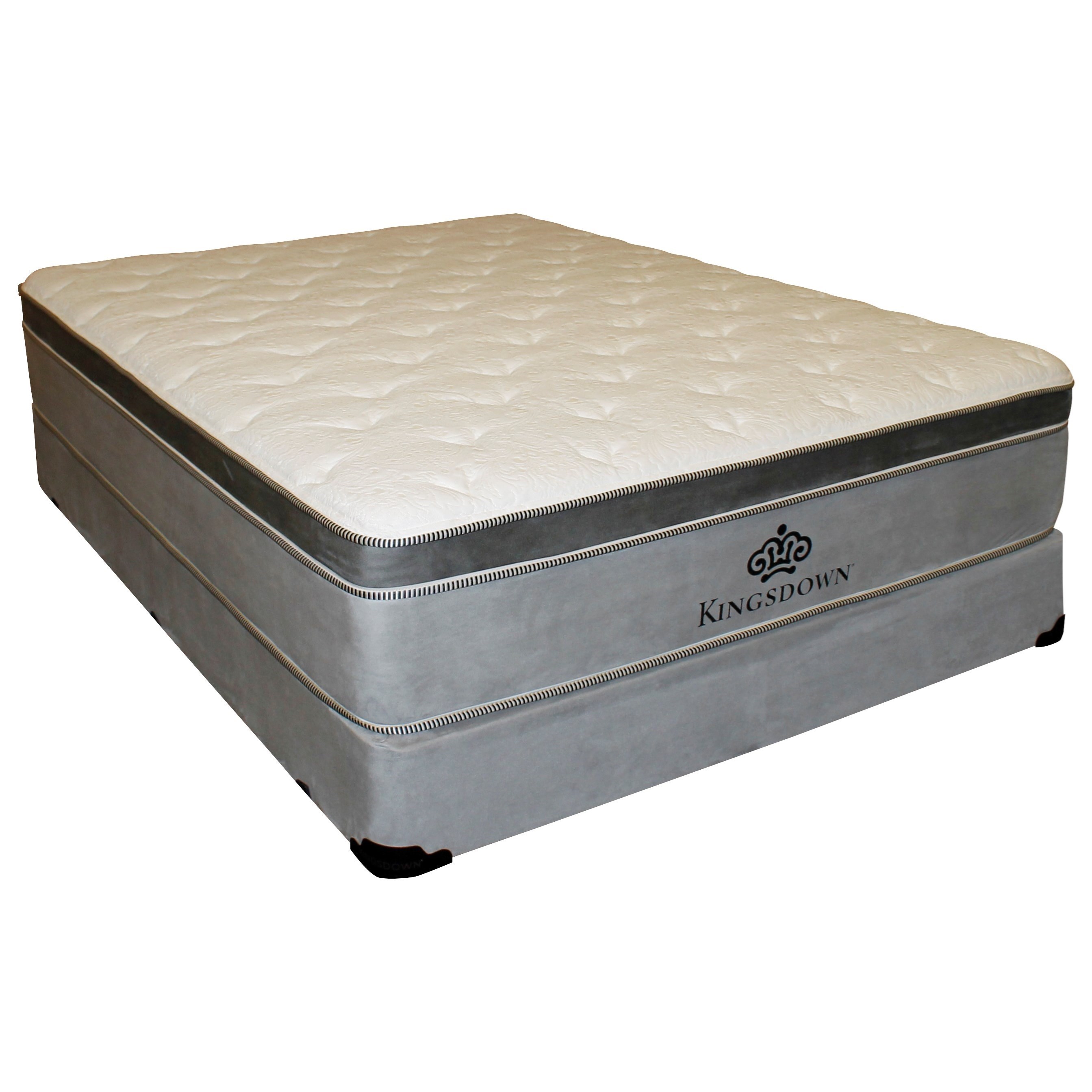 Kingsdown Anniversary Platinum Queen Pillow Top Mattress and Foundation